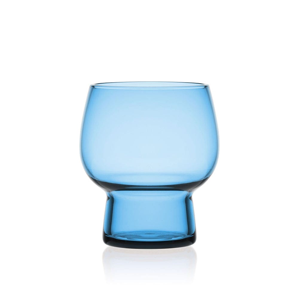 Phoebe Blue Set of 4 Double Old Fashioned Glasses