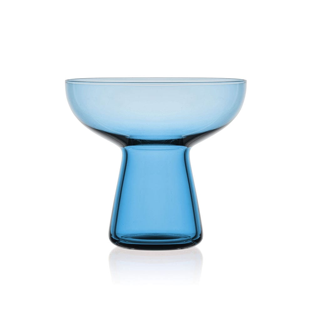 Phoebe Blue Set of 4 Margarita Cocktail Glasses