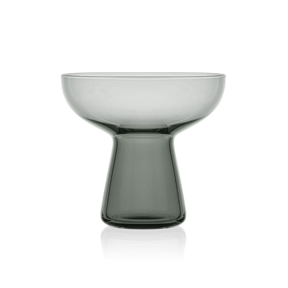 Phoebe Smoke Set of 4 Margarita Cocktail Glasses