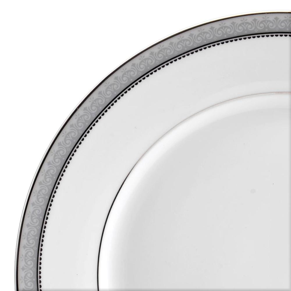 Platinum Crown 40 Piece Dinnerware Set, Service for 8