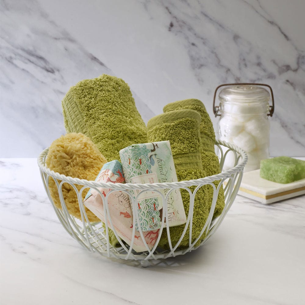 Rope Fruit and Bread Basket White