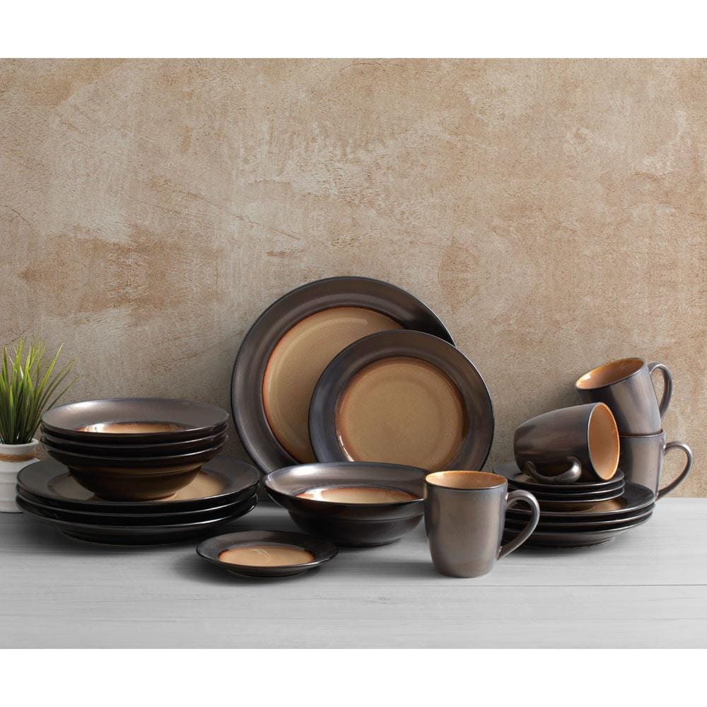 Sandstone Set of 4 Dinner Plates