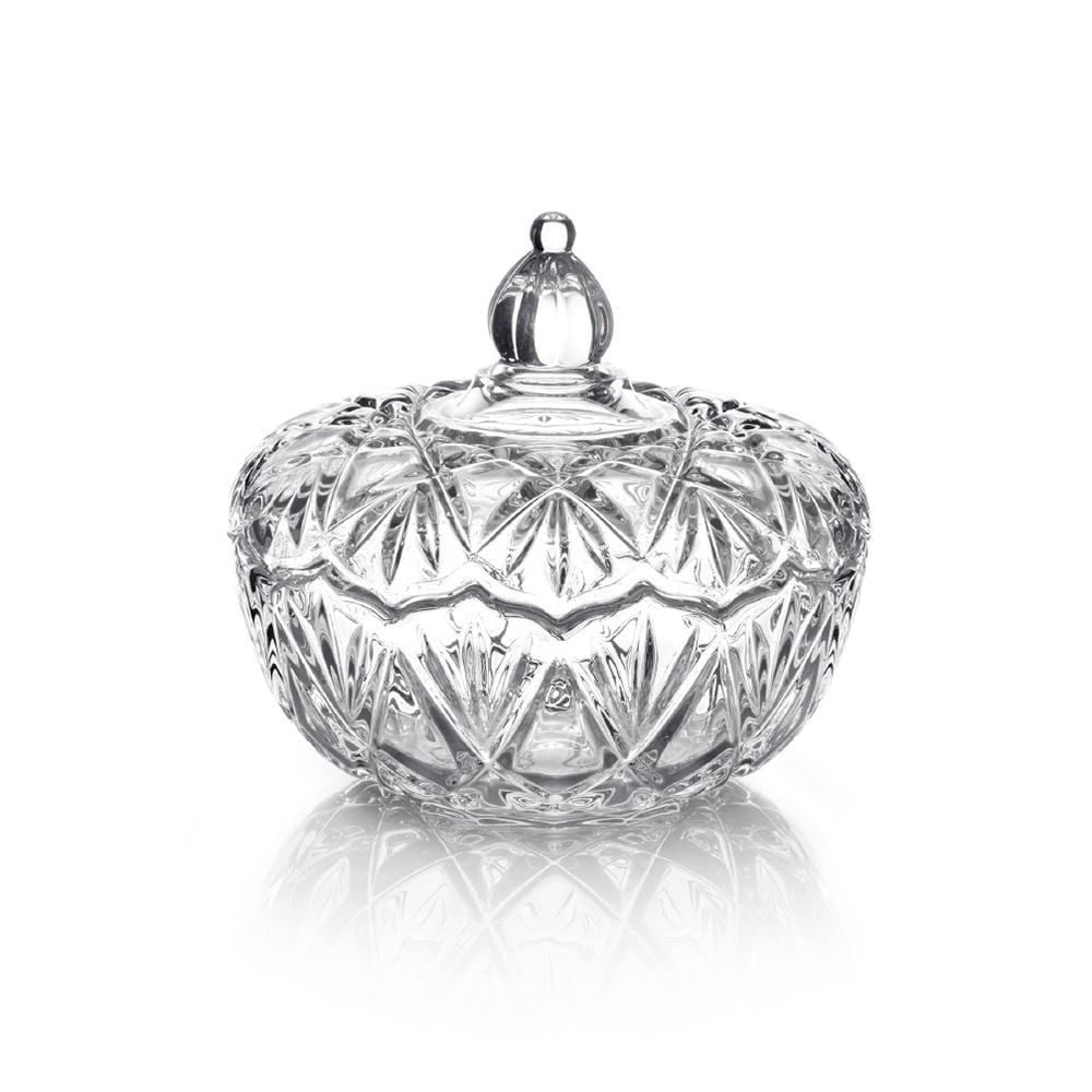 Saturn Glass Covered Candy Dish