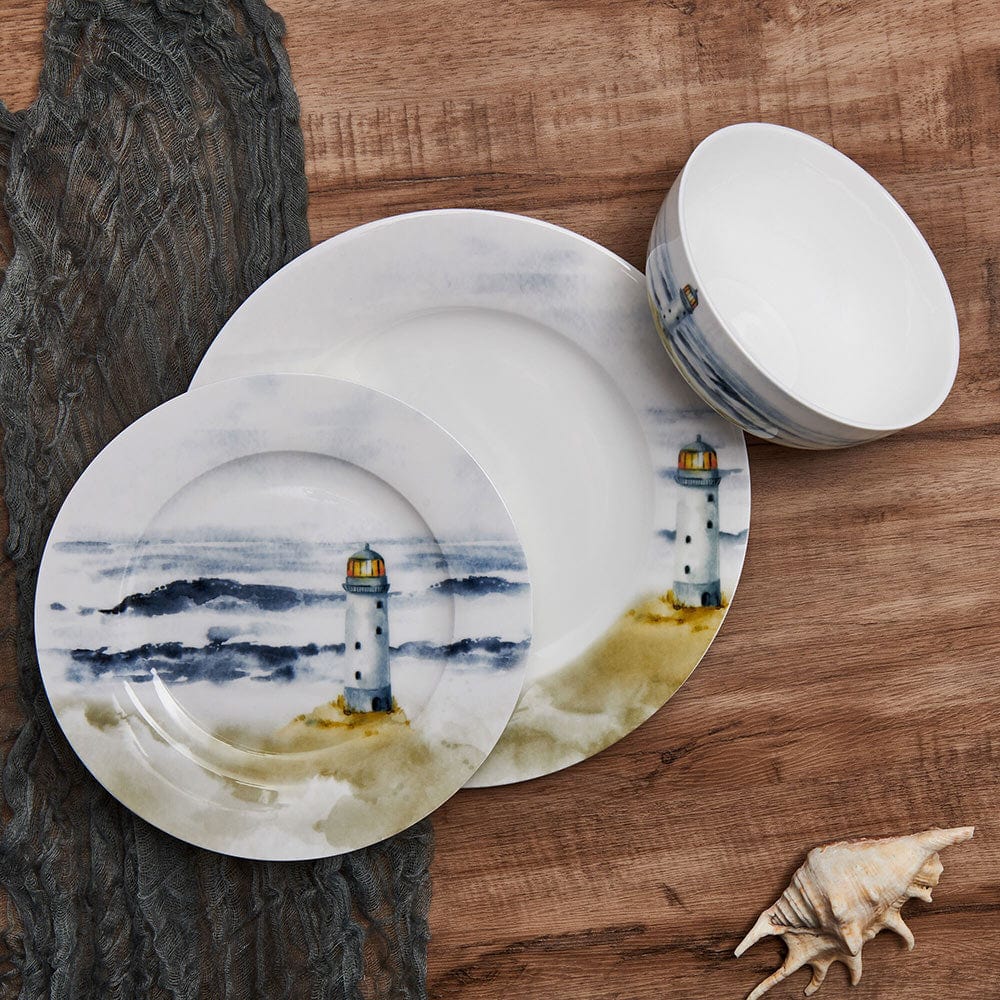 Seaside 12 Piece Dinnerware Set, Service for 4
