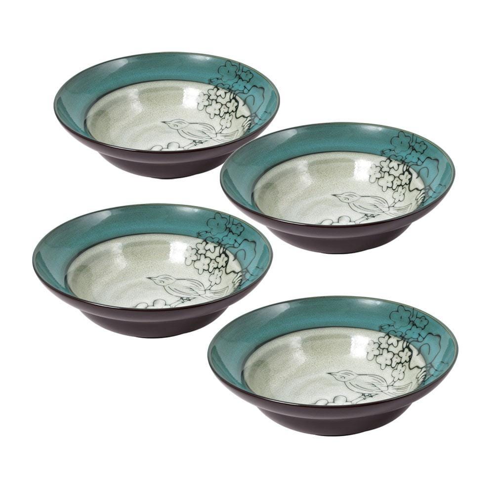Song Bird Set of 4 Soup Cereal Bowls, image size:1000x1000