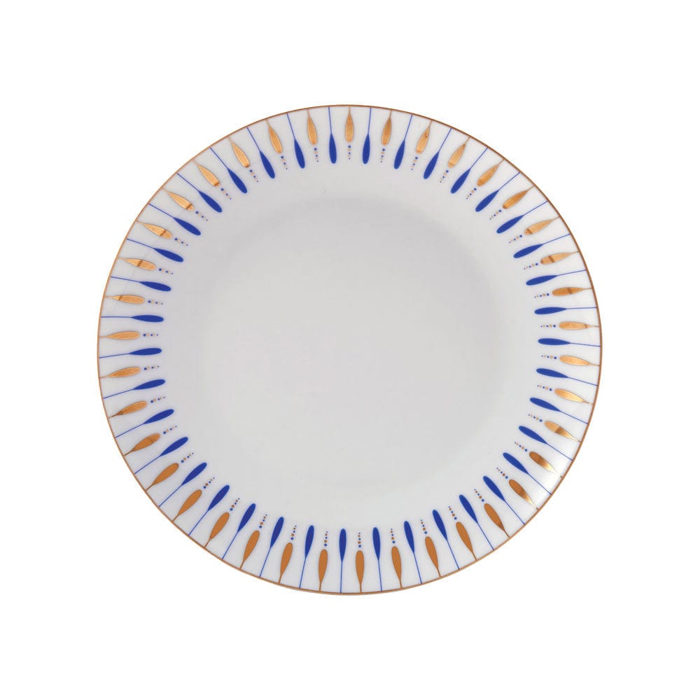 Starburst Blue 32 Piece Dinnerware Set, Service for 8