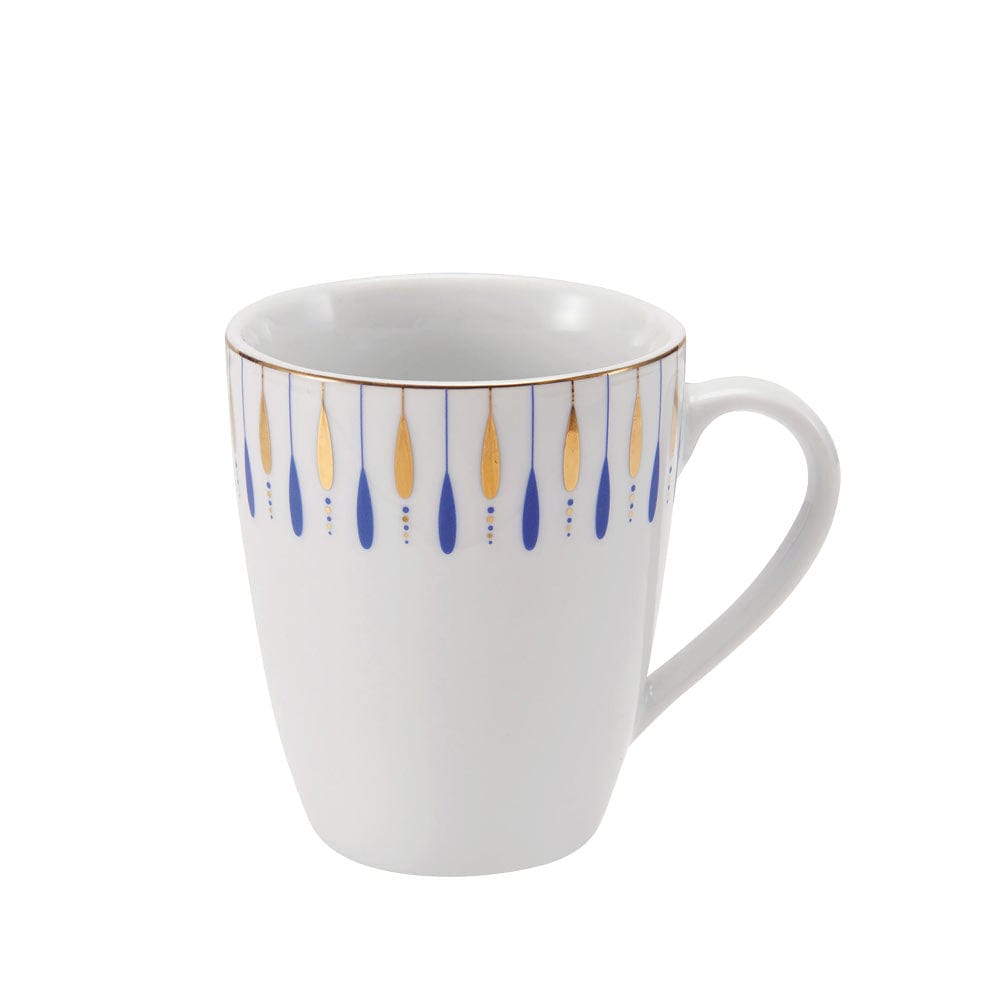 Starburst Blue 32 Piece Dinnerware Set, Service for 8