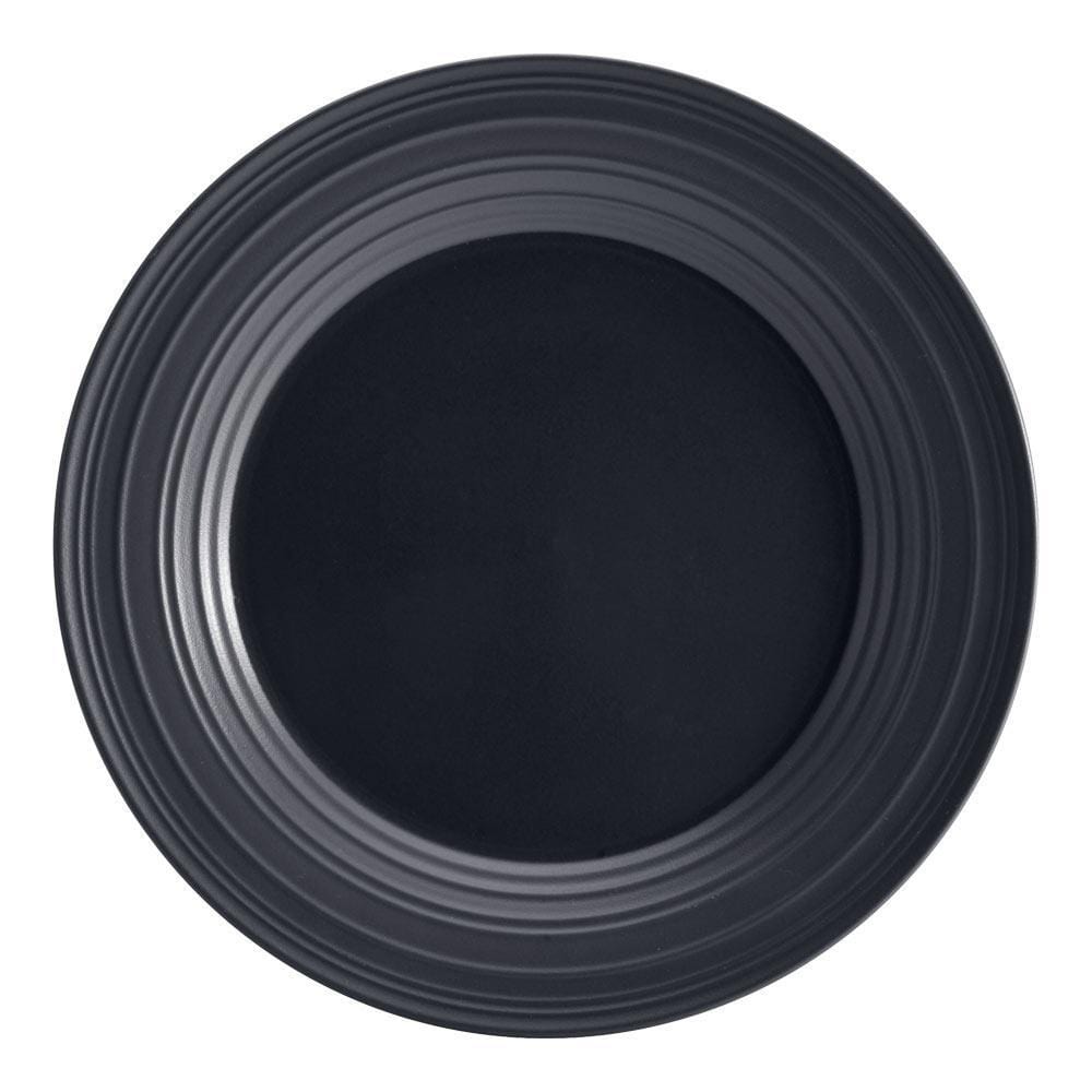 Swirl Graphite 16 Piece Dinnerware Set, Service for 4