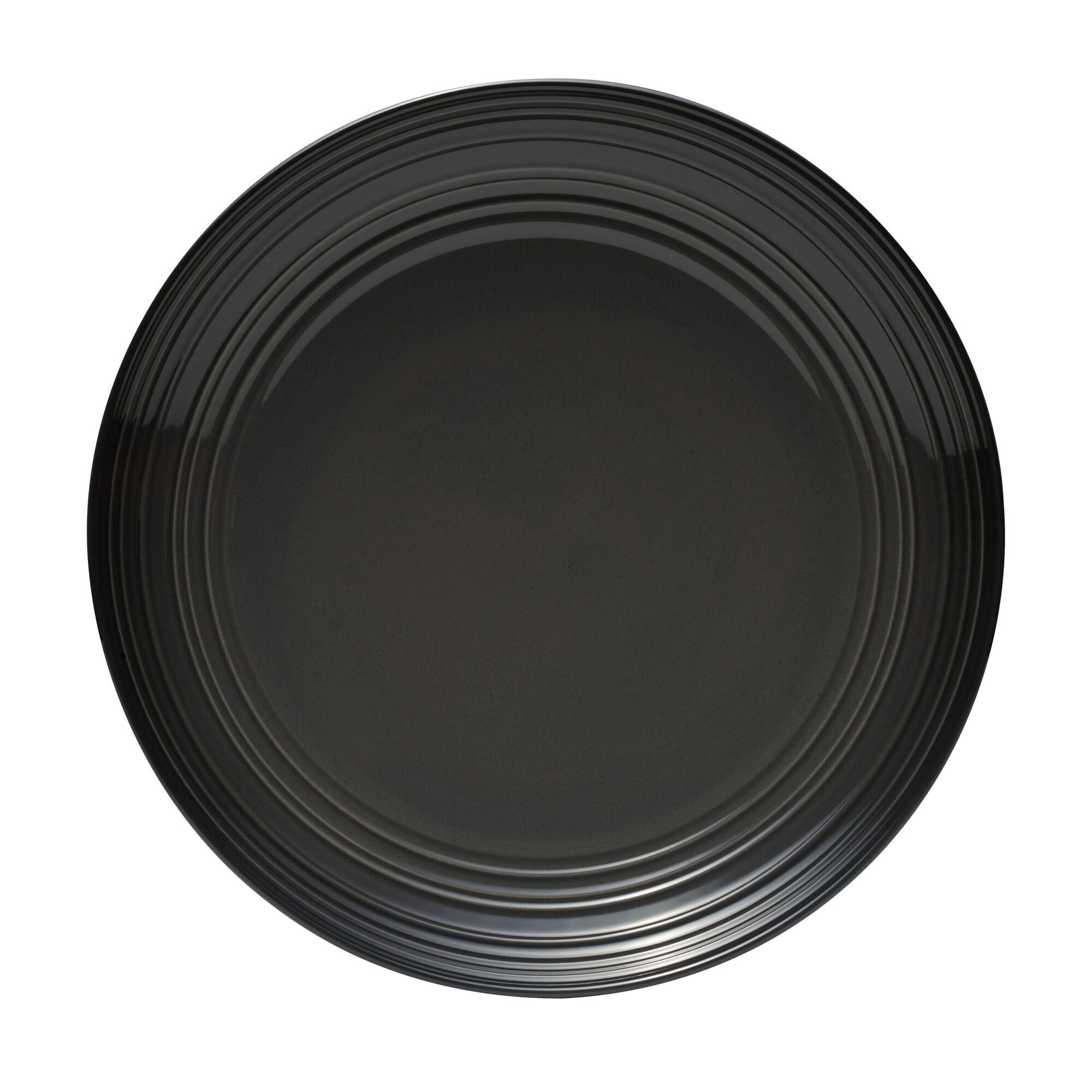 Swirl Black Coupe with Graphite Ombre Accent 4 Piece Place Setting