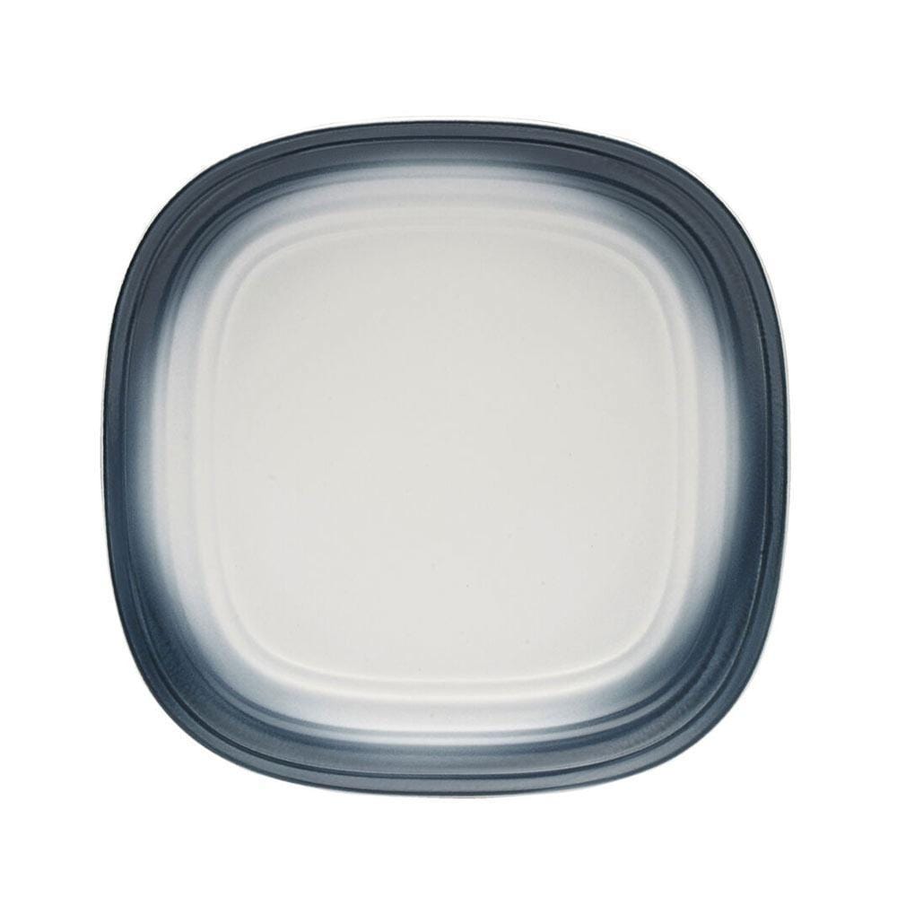 Swirl Ombre Blue Square 16 Piece Dinnerware Set, Service for 4