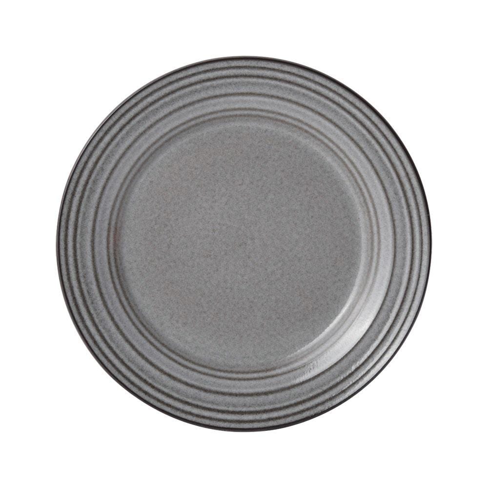 Swirl Speckle Graphite 16 Piece Dinnerware Set, Service for 4
