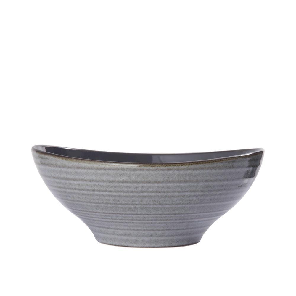 Swirl Speckle Graphite 16 Piece Dinnerware Set, Service for 4