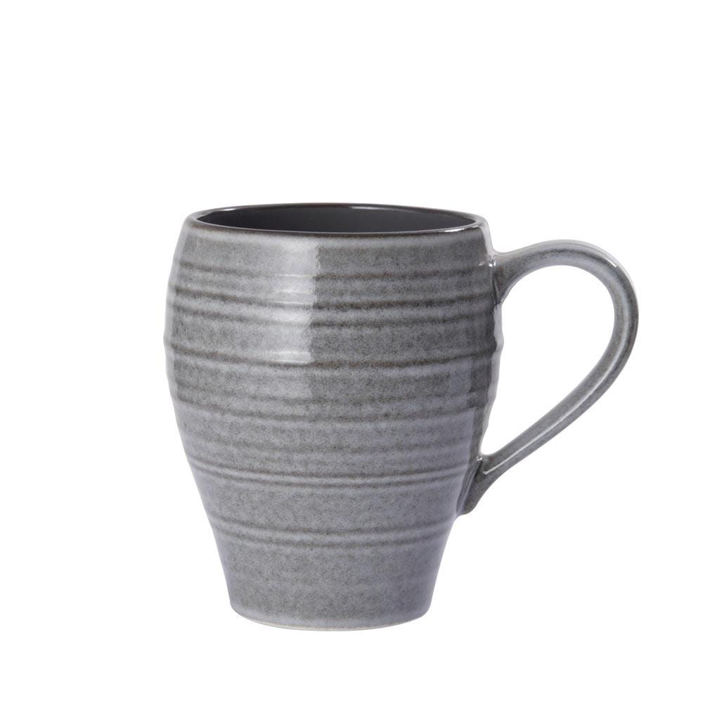 Swirl Speckle Graphite 16 Piece Dinnerware Set, Service for 4