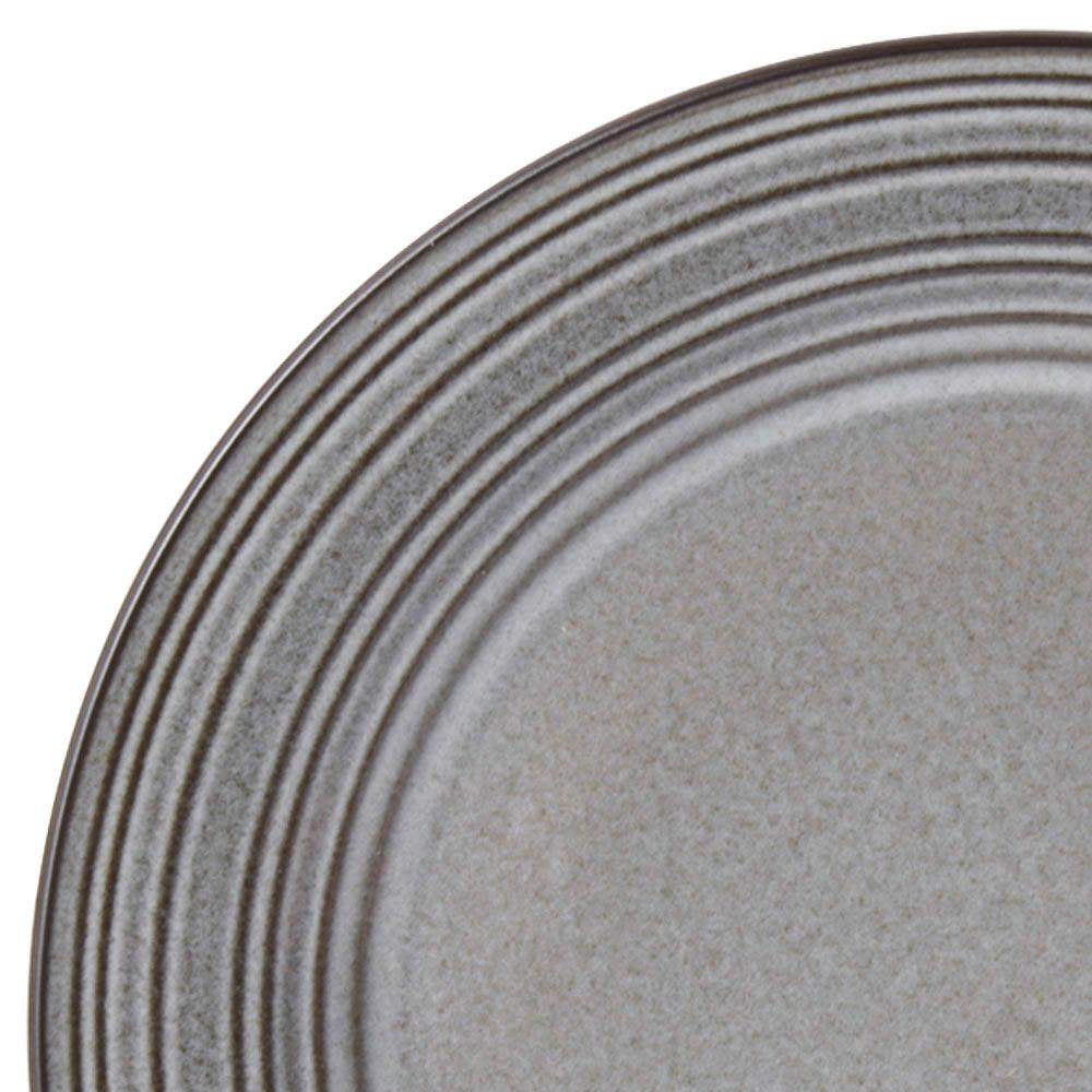 Swirl Speckle Graphite 16 Piece Dinnerware Set, Service for 4