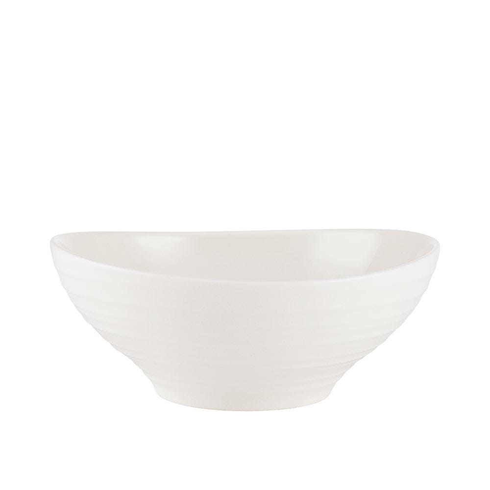 Swirl White 16 Piece Dinnerware Set, Service for 4