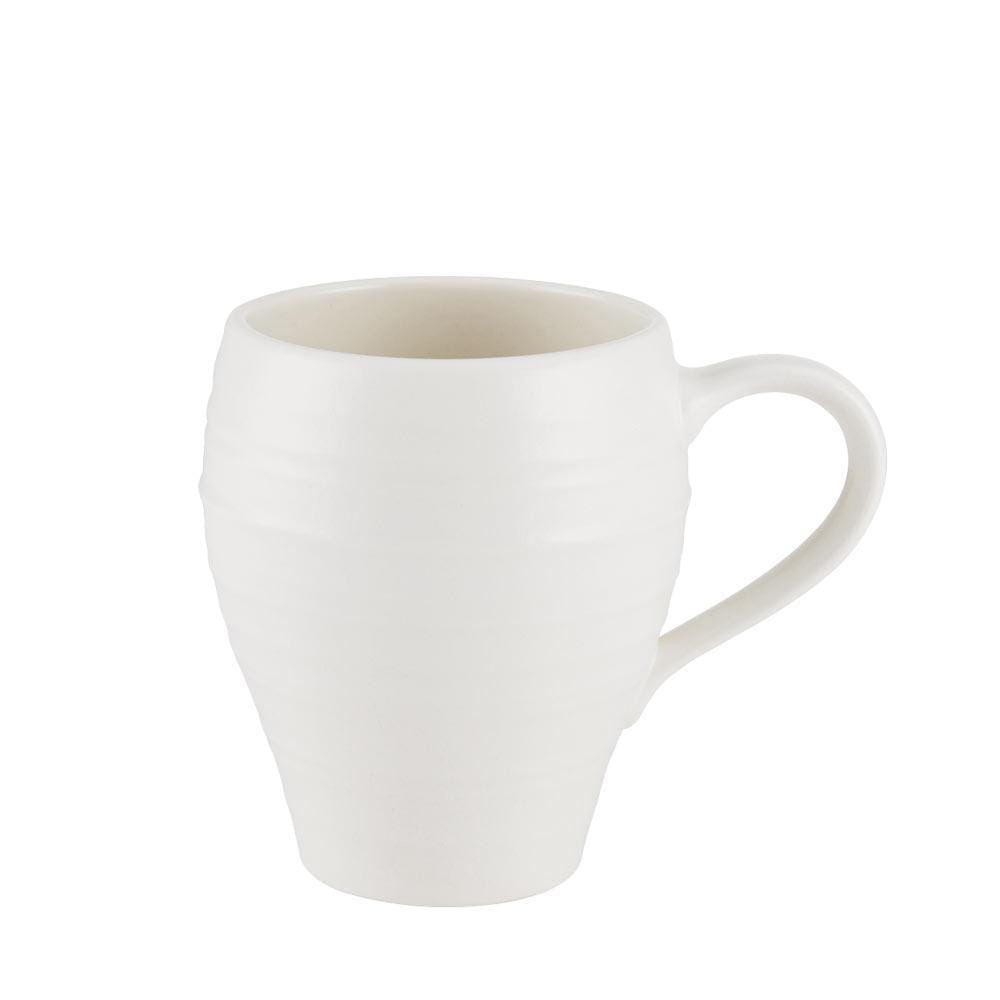 Swirl White 16 Piece Dinnerware Set, Service for 4