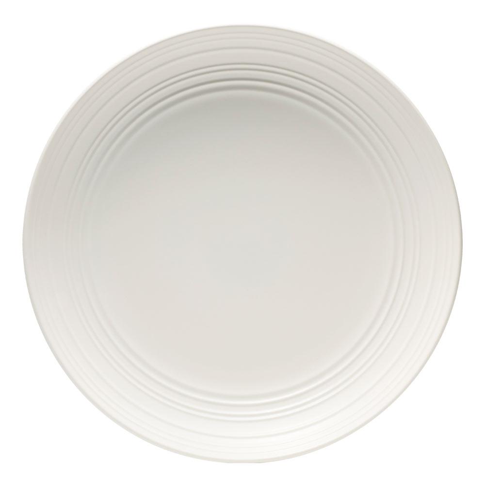Swirl White Coupe 4 Piece Place Setting