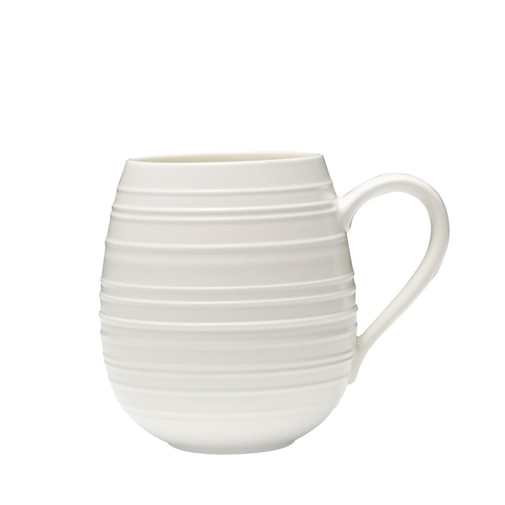 Swirl White Coupe 4 Piece Place Setting