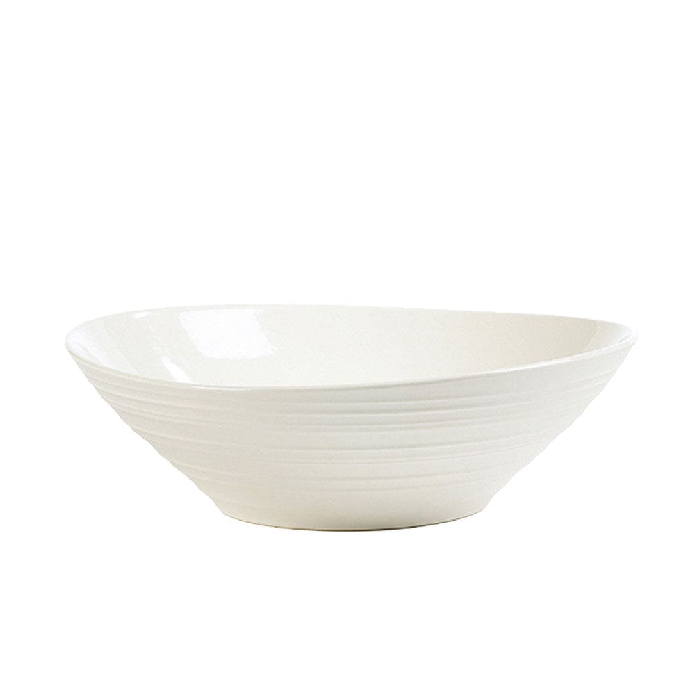 Swirl White Individual Pasta Bowl