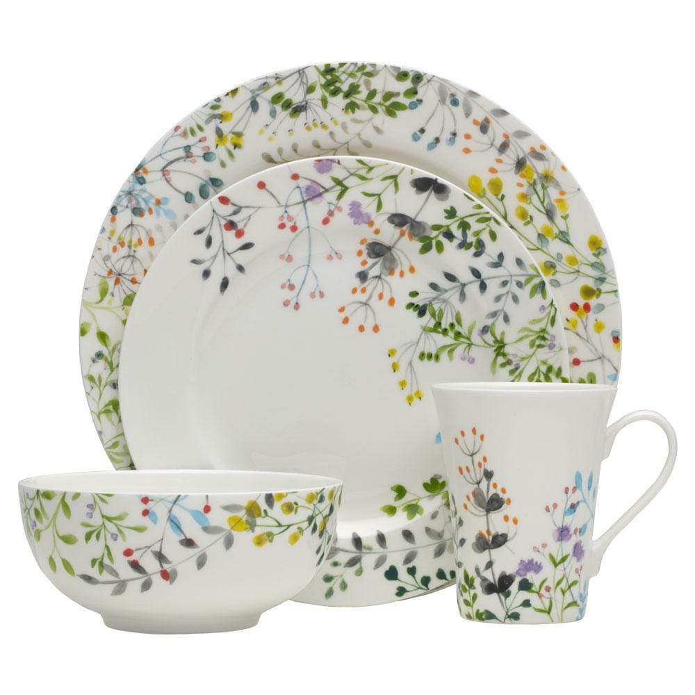 Tivoli Garden 16-Piece Lightweight Chip-Resistant Bone China Set – product image