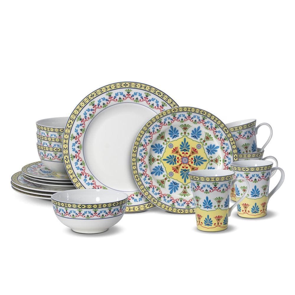 Vella 16 Piece Dinnerware Set, Service for 4 Mikasa