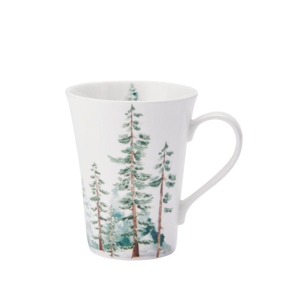 Watercolor Forest 16 Piece Dinnerware Set, Service for 4