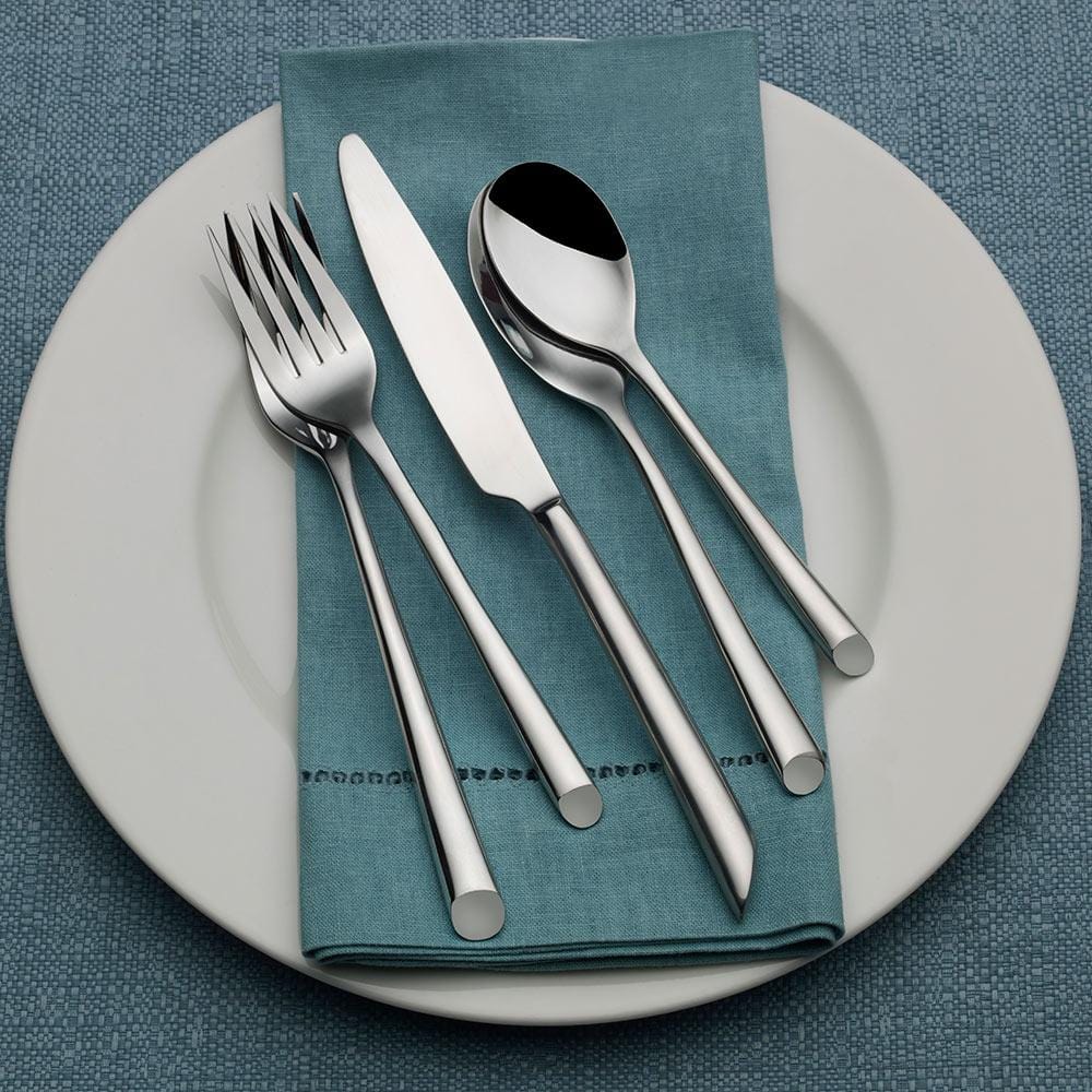 Wave Forged 42 Piece Flatware Set, Service for 8