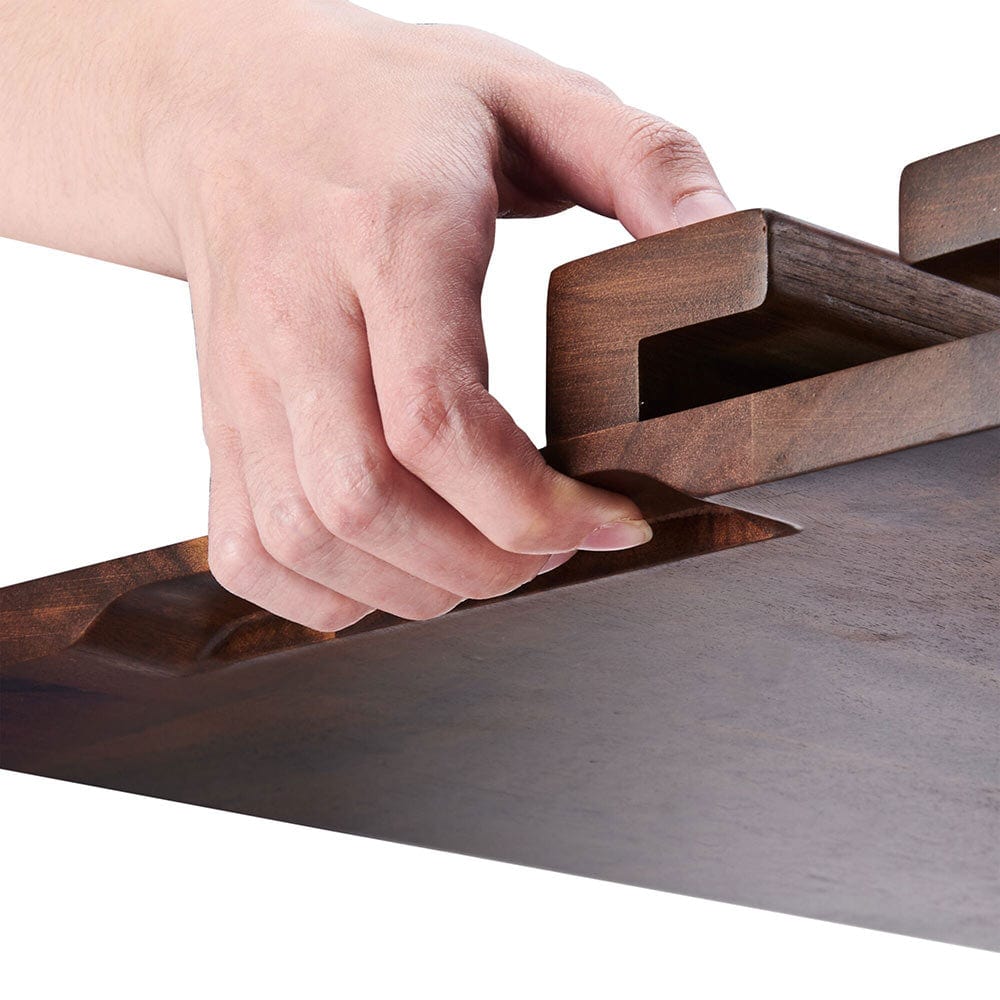 Wine and Charcuterie Wood Serve Tray