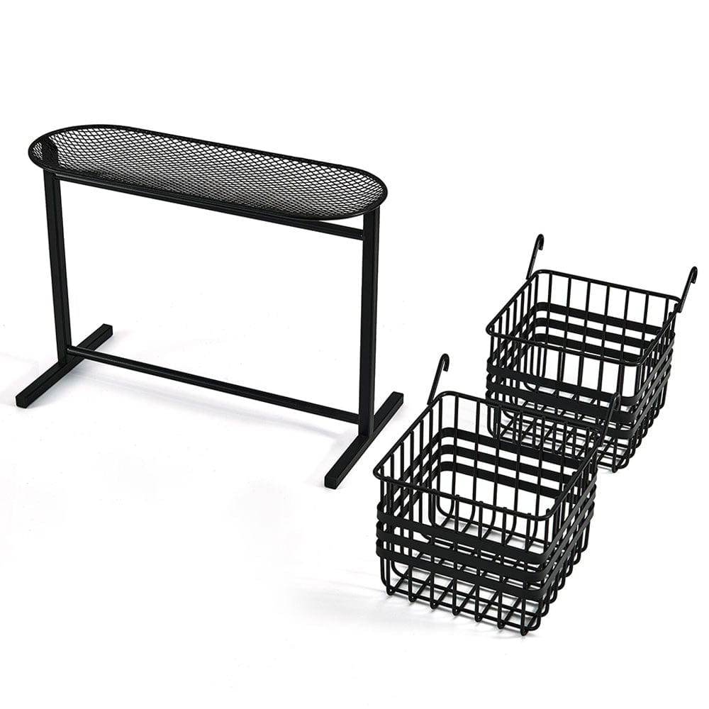 Wrapped Band 2 Tier Storage Basket