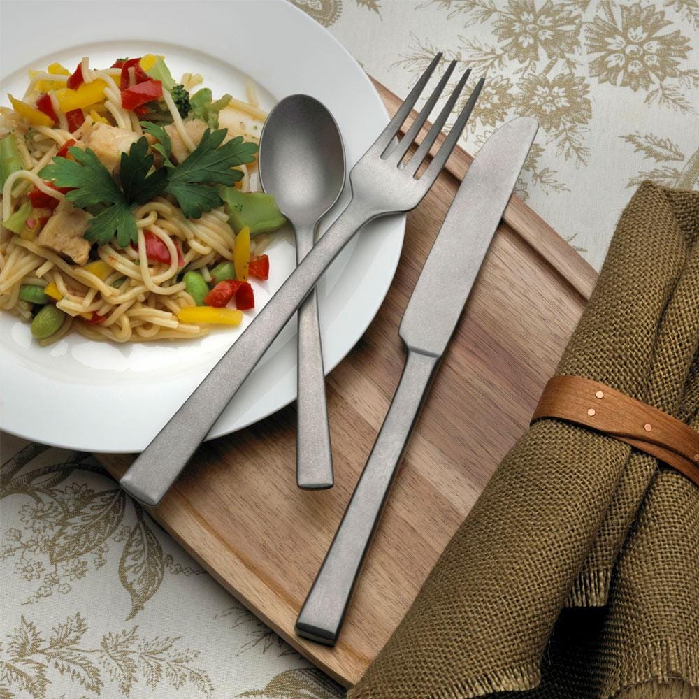 York Stonewash 12 Piece Flatware Set, Service for 4