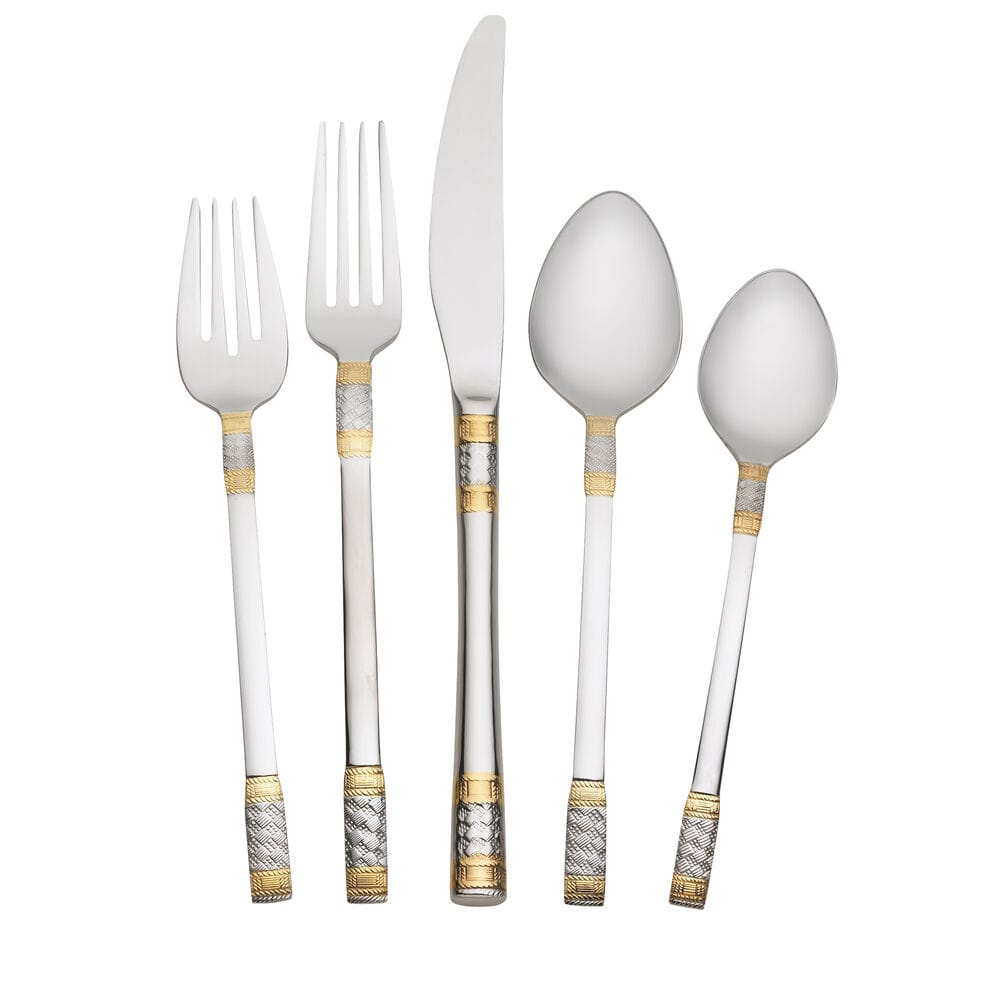 Corsica 45 Piece Flatware Set, Service for 8