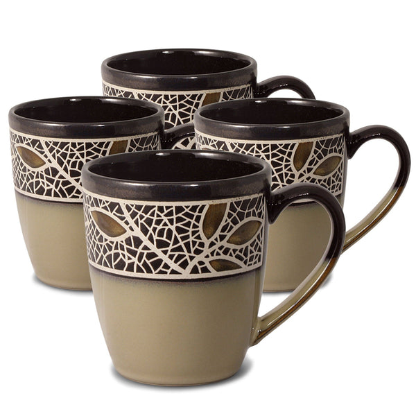 Alexandria Mug, Set of 4