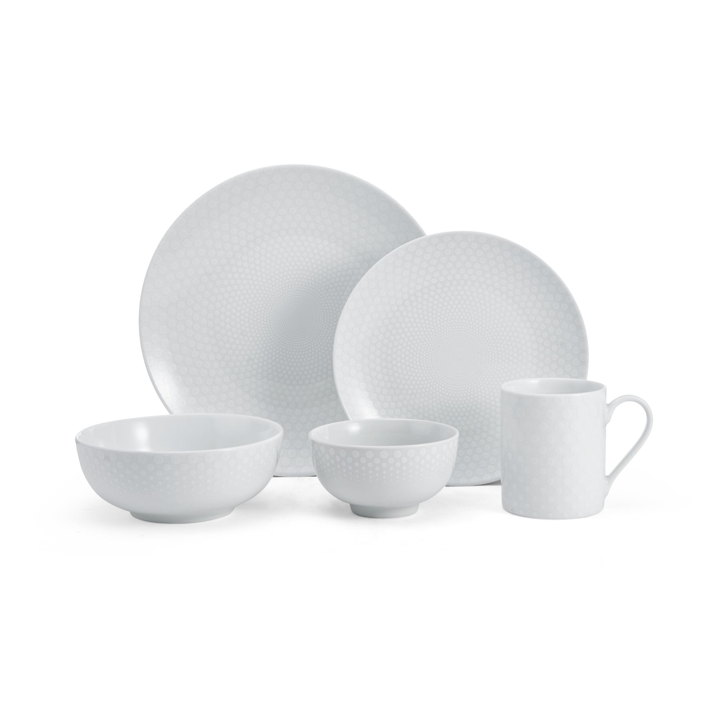 Cheers® White 40 Piece Dinnerware Set, Service for 8