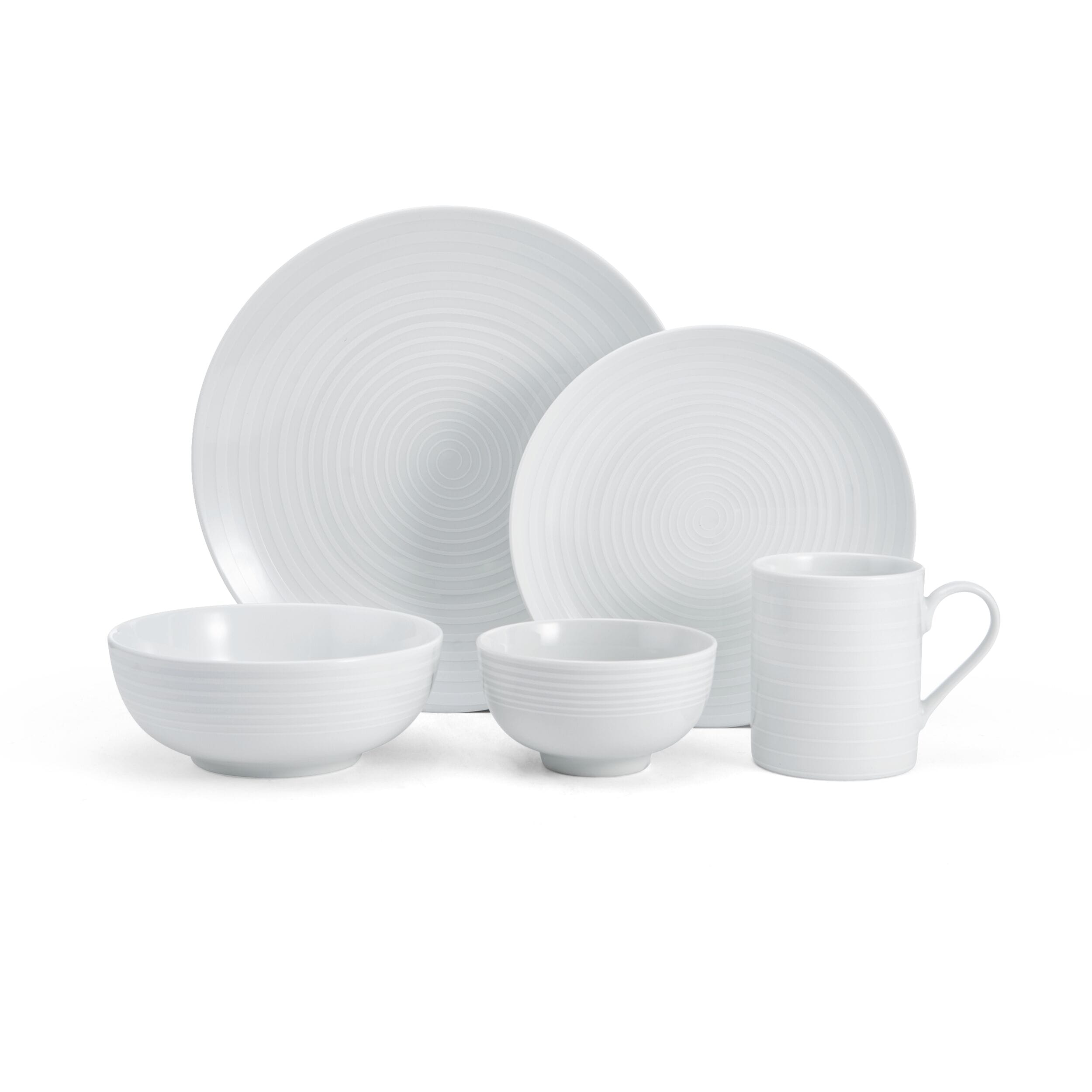 Cheers® White 40 Piece Dinnerware Set, Service for 8