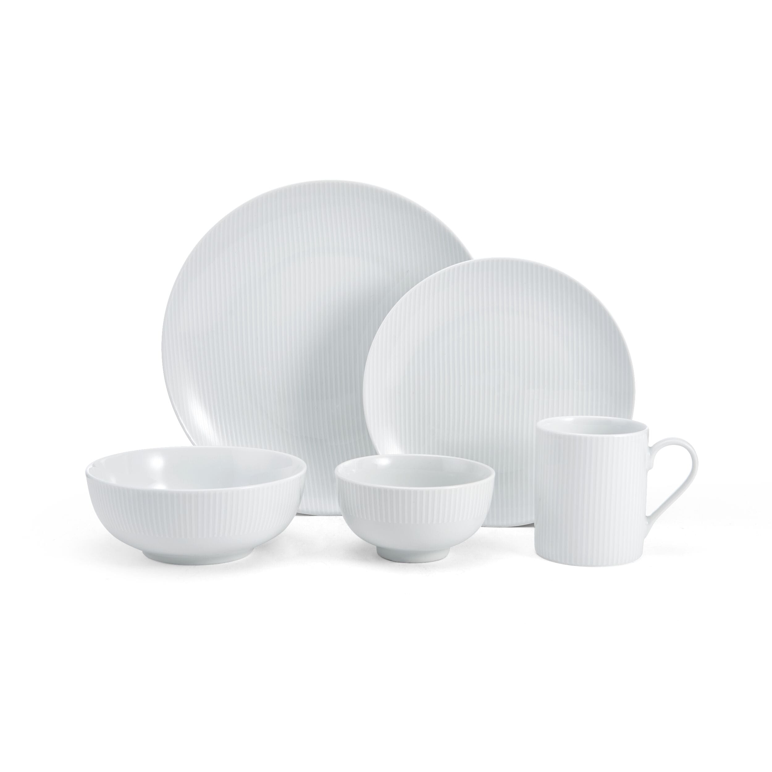 Cheers® White 40 Piece Dinnerware Set, Service for 8