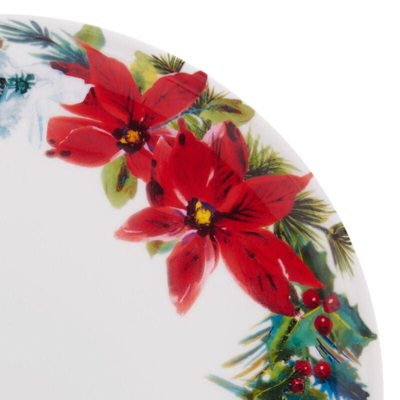 Hope Joy Poinsettia Dinner Plate
