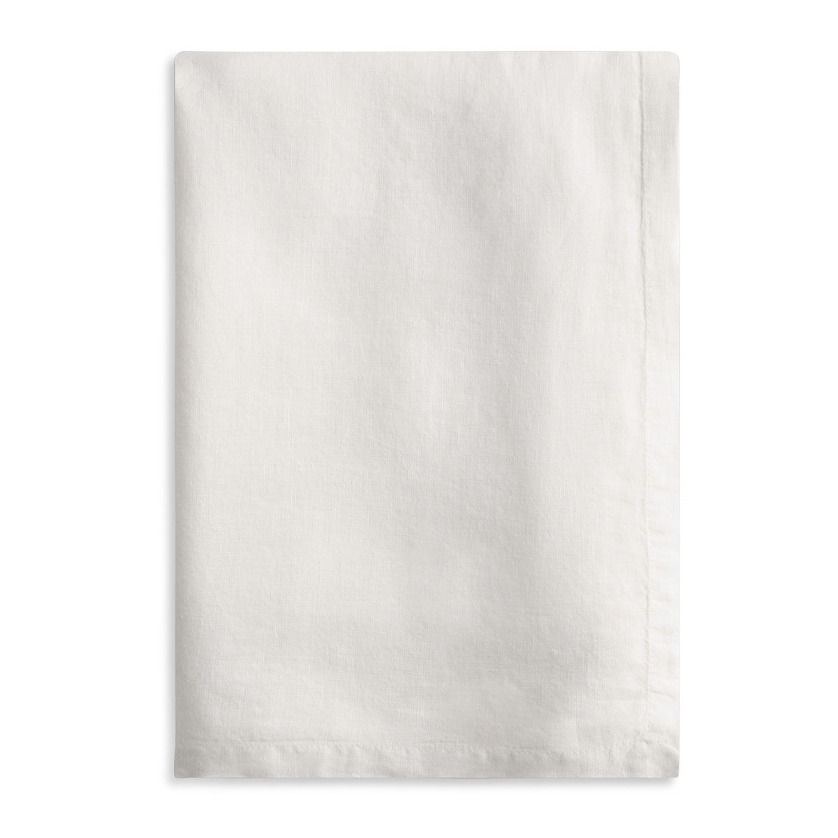 Moon White European Linen 55 x 110 Rectangular Tablecloth