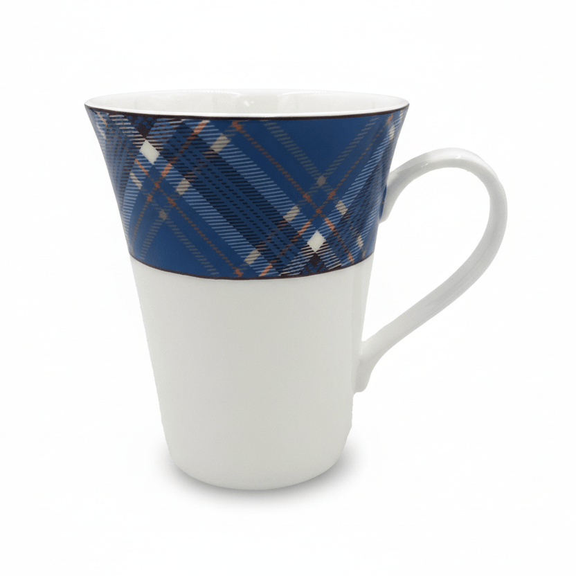 Tartan Blue Mug