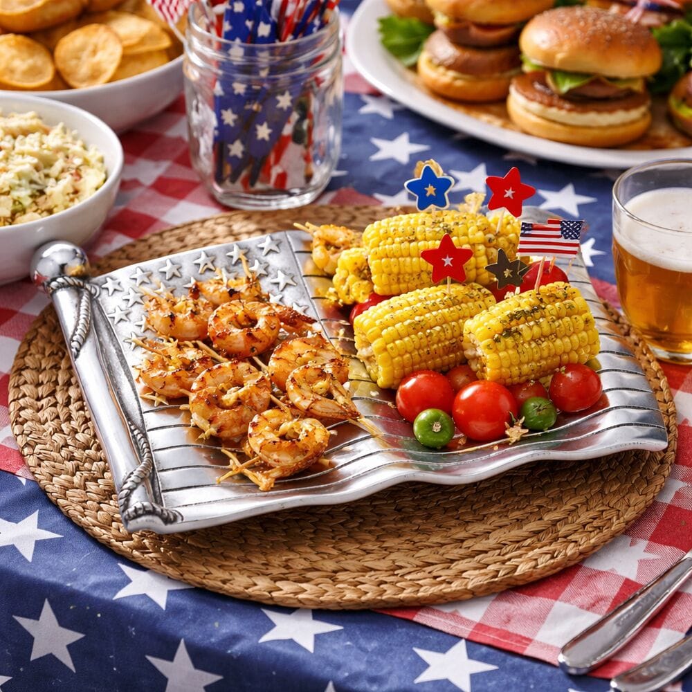 American Flag Tray