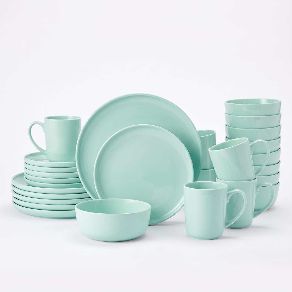 Madison Mint 32 Piece Dinnerware Set, Service for 8