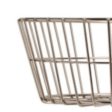 Geneva Nickel 2 Tier Fruit Storage Basket