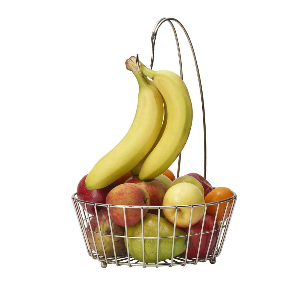 Geneva Gold Fruit Storage Basket with Banana Hook - Thumbnail 2