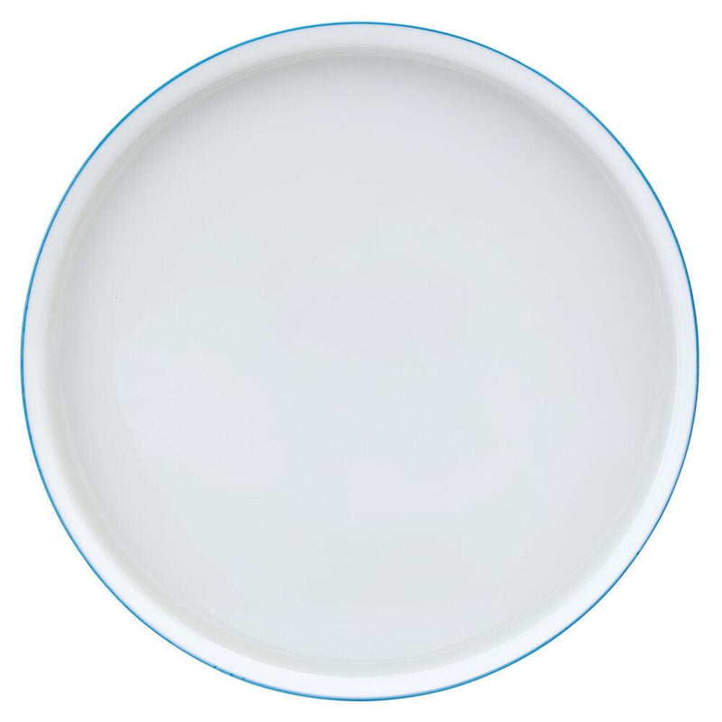 Samantha Blue Rim 12 Piece Dinnerware Set, Service for 4