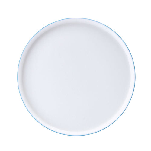 Samantha Blue Rim 12 Piece Dinnerware Set, Service for 4