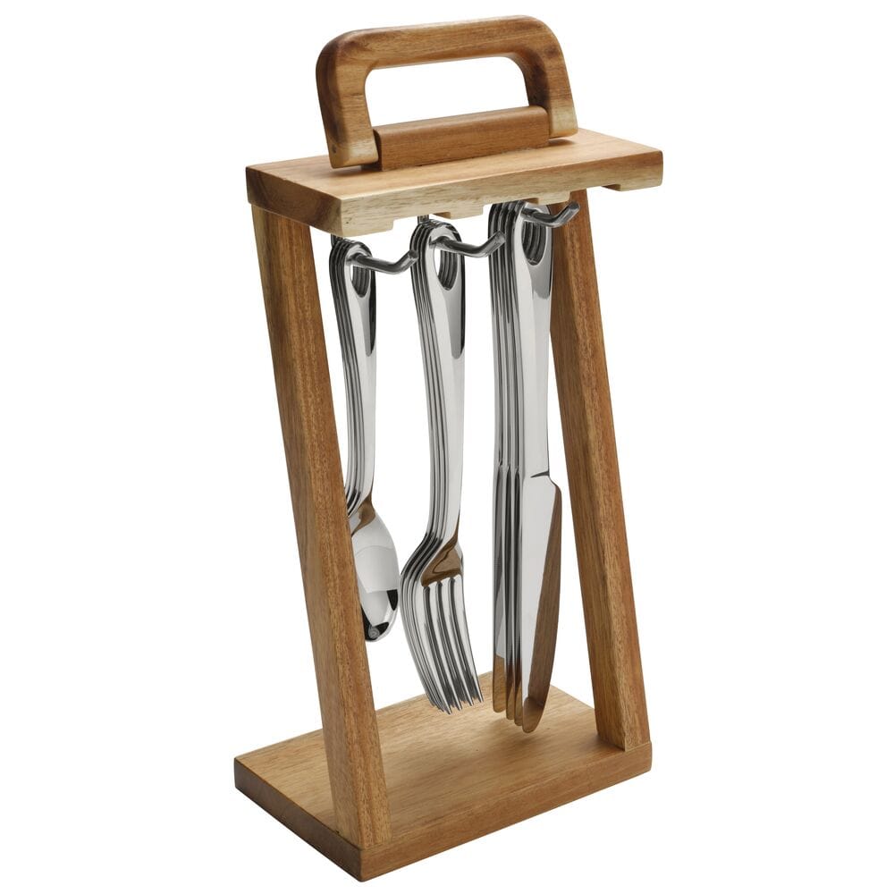 Urban 18 Piece Flatware Set with Caddy