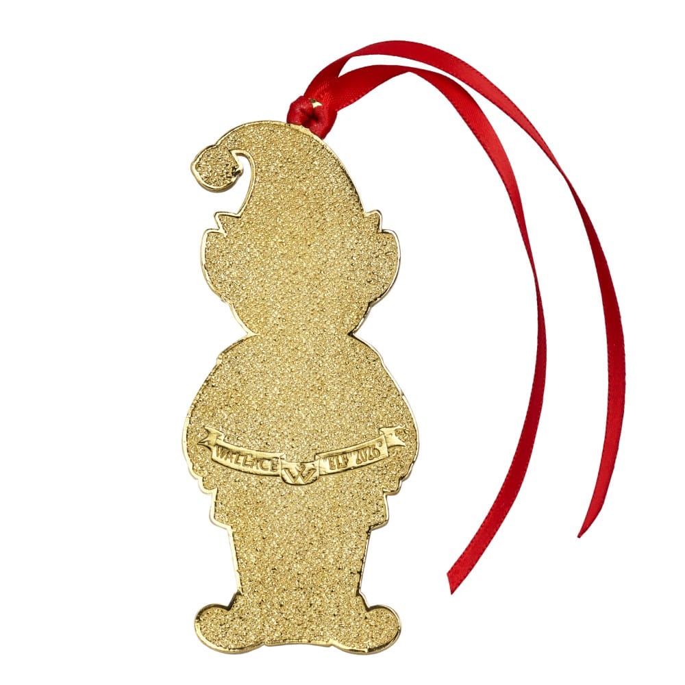 Wallace 2026 Gold Plated Enameled Wonders of Christmas Elf Ornament 17th Edition