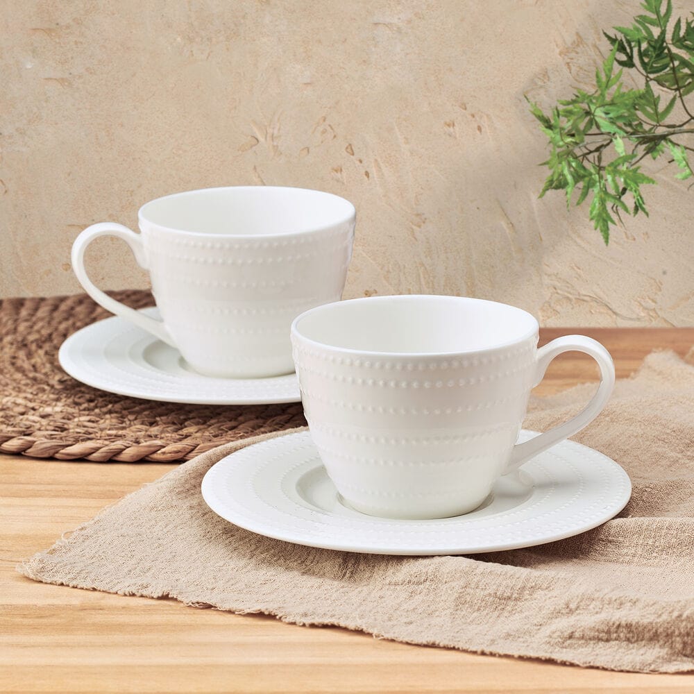 Mikasa Nellie Tea Cups and Saucers - Thumbnail 4
