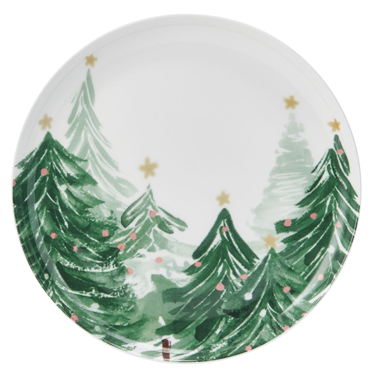 Yuletide Forest 12 Piece Dinnerware Set, Service for 4