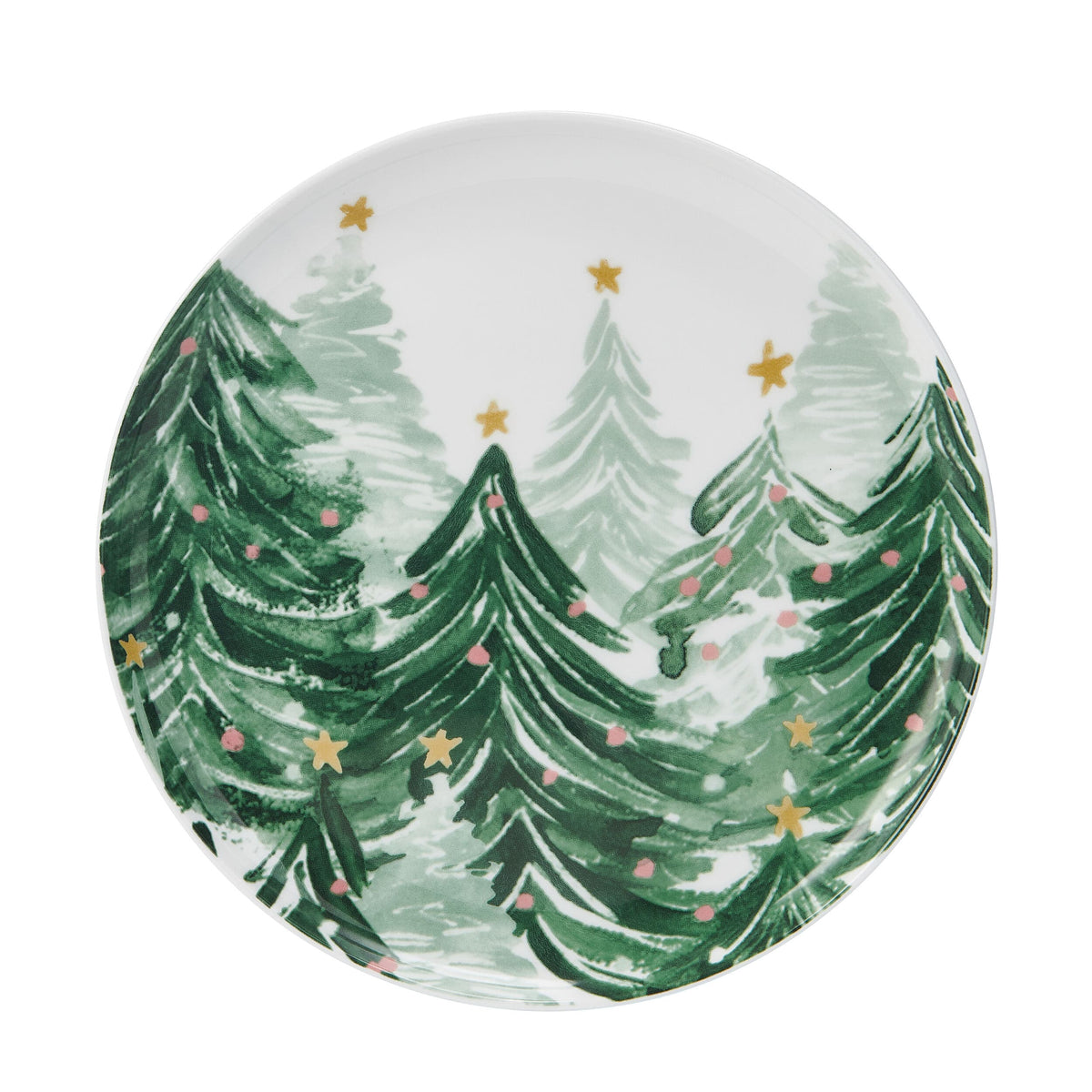 Yuletide Forest Set of 4 Salad Plates