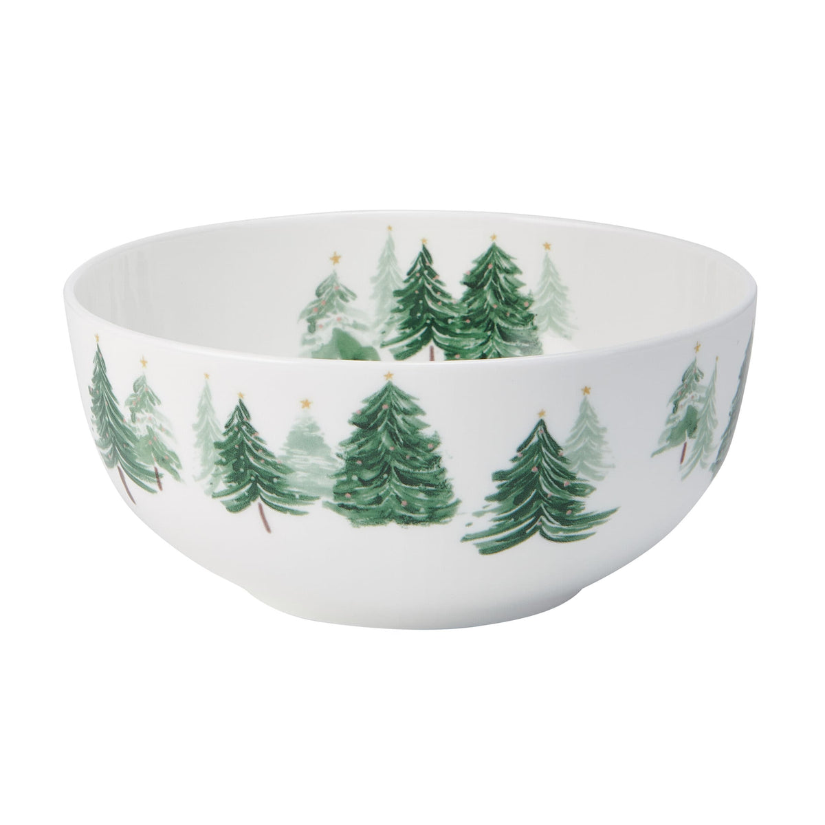 Yuletide Forest Set of 4 Soup Cereal Bowls